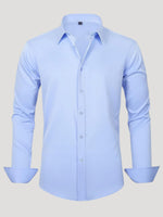 Camisa elegante anti-plancha