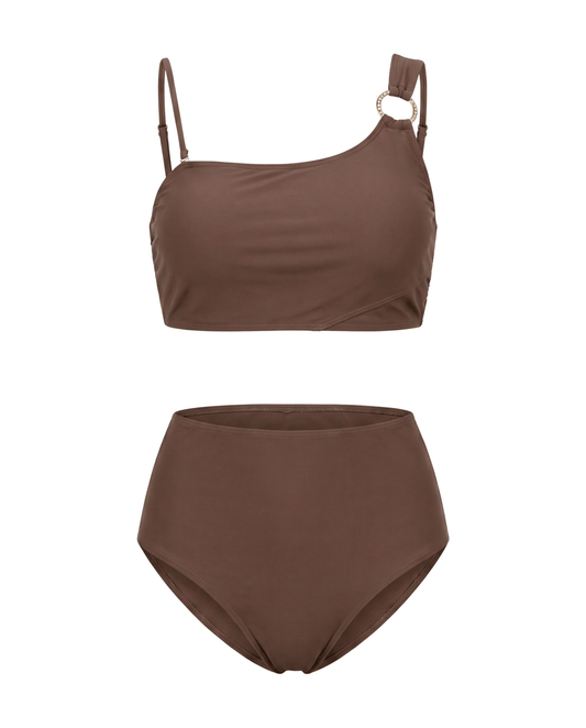 Lucía | Bikini sólido de dos piezas
