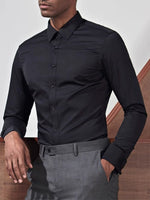 Camisa elegante anti-plancha