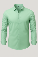 Camisa elegante anti-plancha