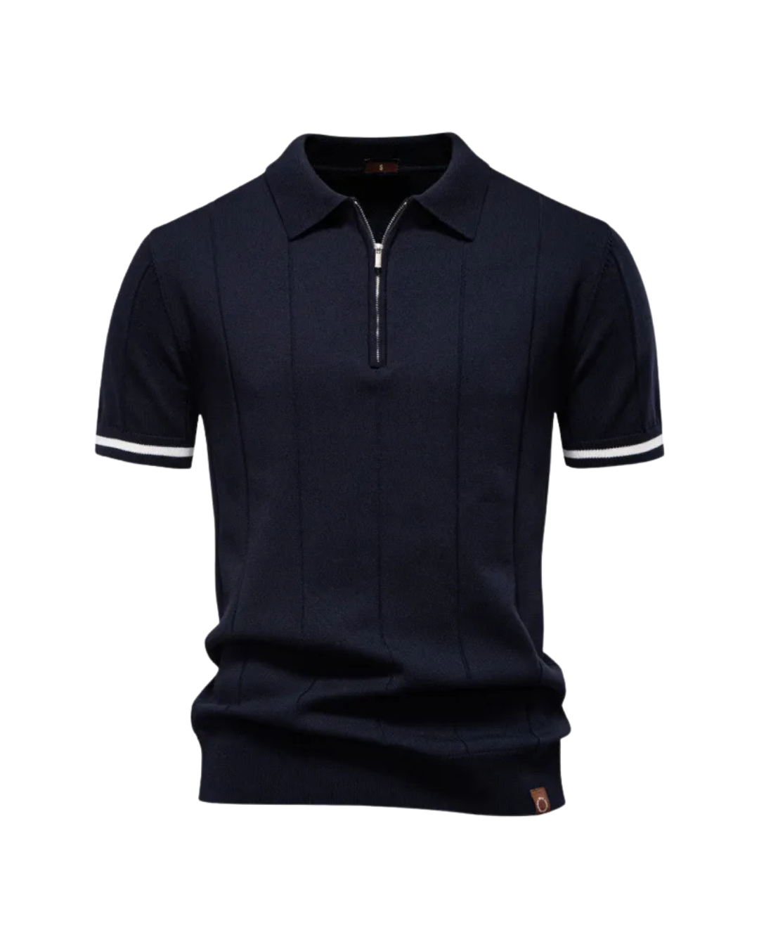 Dario | Polo con cremallera ajustado