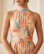 Helena | Vestido melocotón veraniego