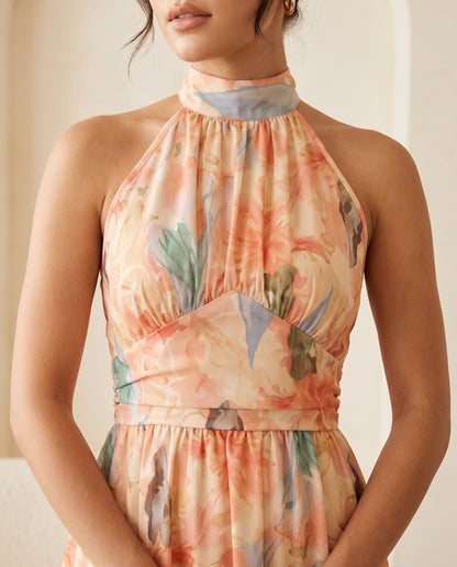 HELENA - VESTIDO MELOCOTÓN VERANIEGO