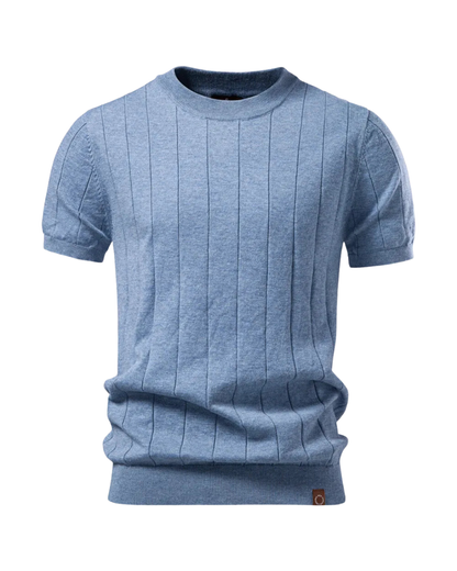 Robert | Camiseta básica de lino ajustada