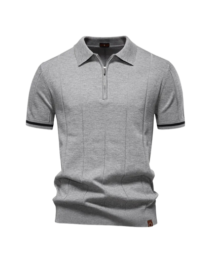 Dario | Polo con cremallera ajustado