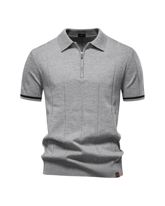 Dario | Polo con cremallera ajustado