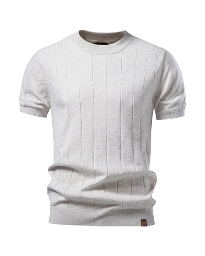 Robert | Camiseta básica de lino ajustada
