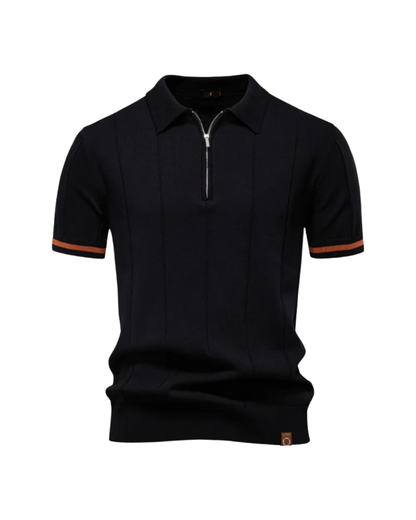 Dario | Polo con cremallera ajustado