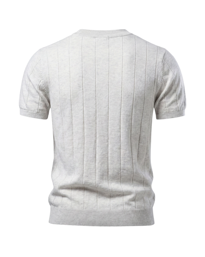 Robert | Camiseta básica de lino ajustada