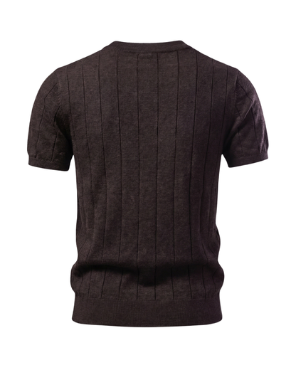 Robert | Camiseta básica de lino ajustada