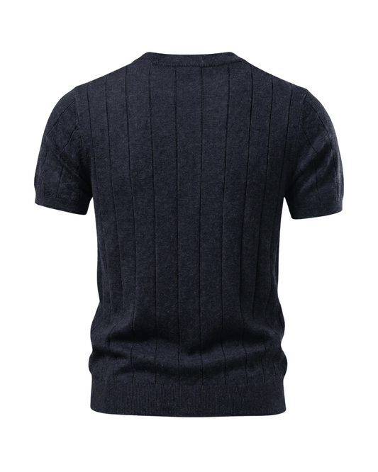 Robert | Camiseta básica de lino ajustada