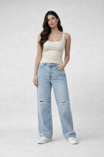 Kiara | Top corte rectangular