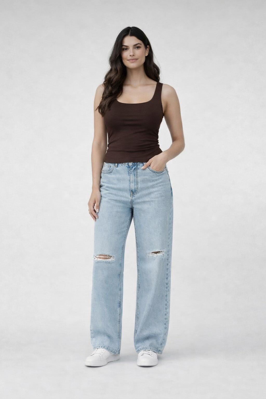Kiara | Top corte rectangular