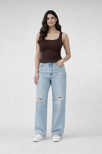 KIARA - TOP CORTE RECTANGULAR