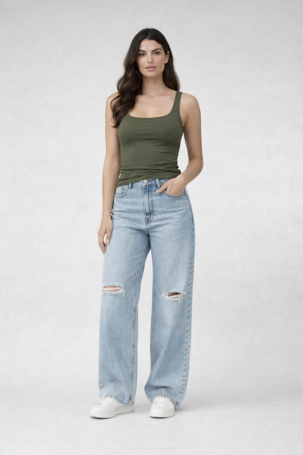 Kiara | Top corte rectangular