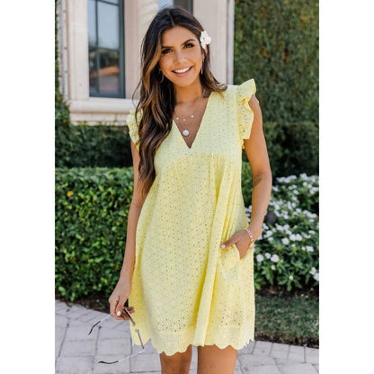 DIANA - VESTIDO CON BOLSILLOS Y PANTALONES
