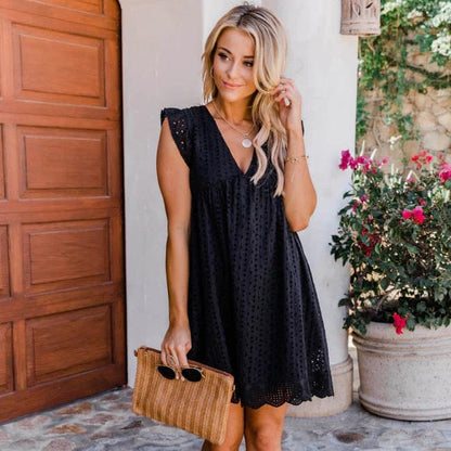 DIANA - VESTIDO CON BOLSILLOS Y PANTALONES
